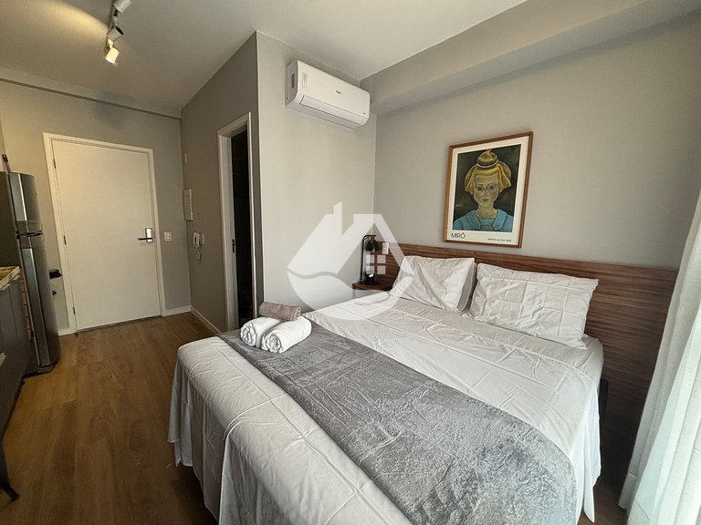 Studio completo - AC - Piscina - Vila Buarque