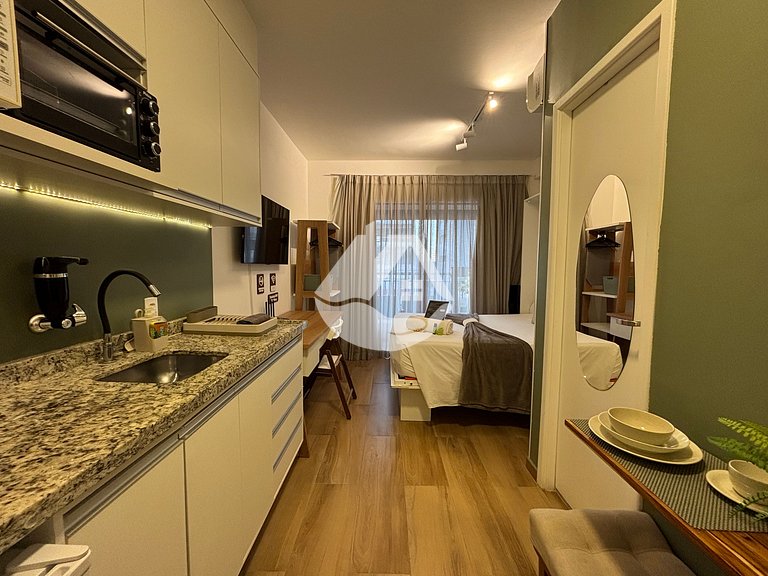 Studio aconchegante - AC - Piscina - Vila Buarque